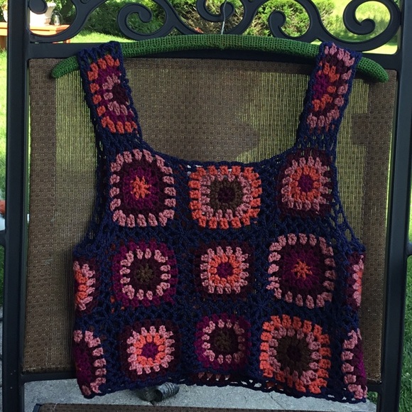 Natural Life crocheted Sweater Vest - Picture 1 of 3